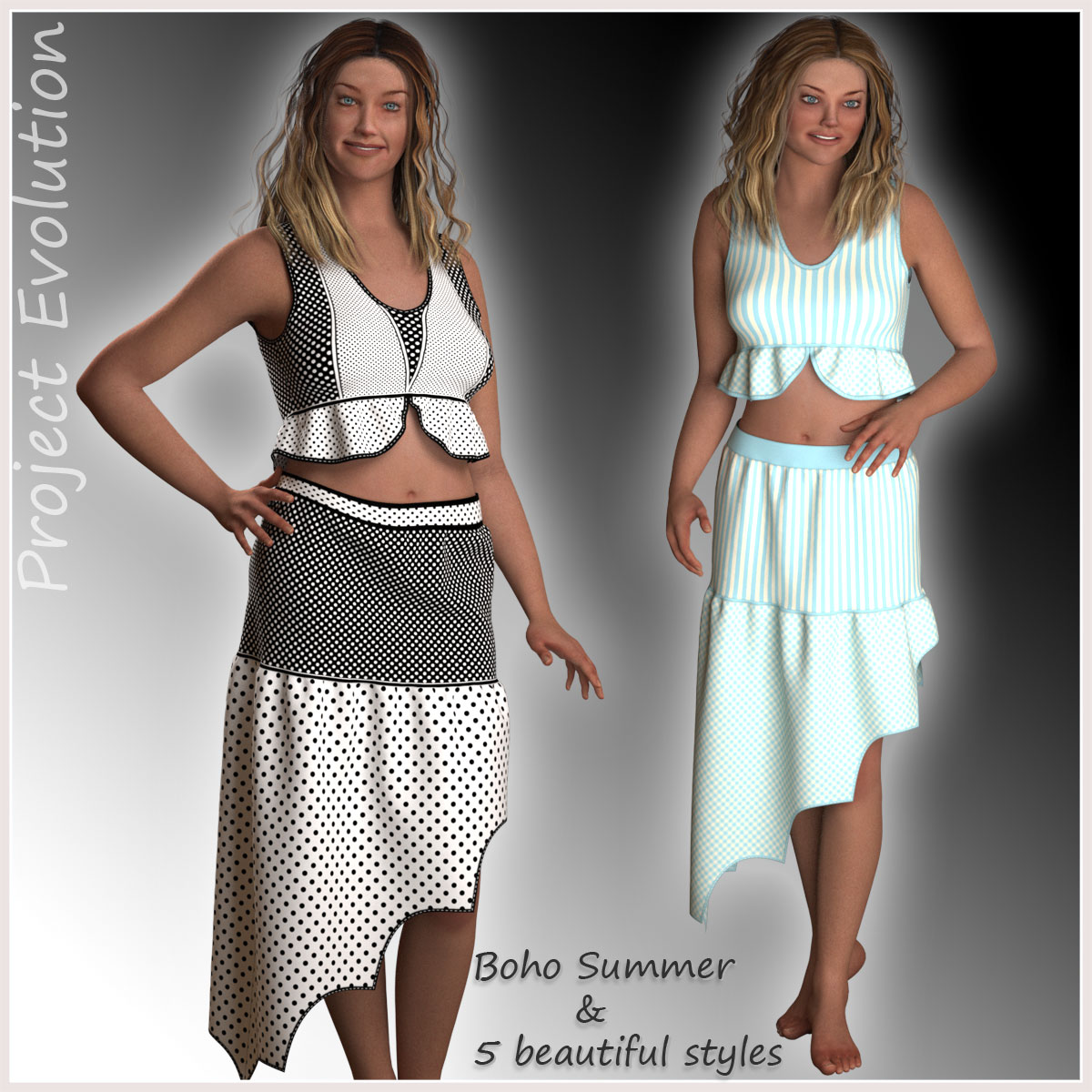 Boho Summer and 5 Styles for Project Evolution - Poser by N/A