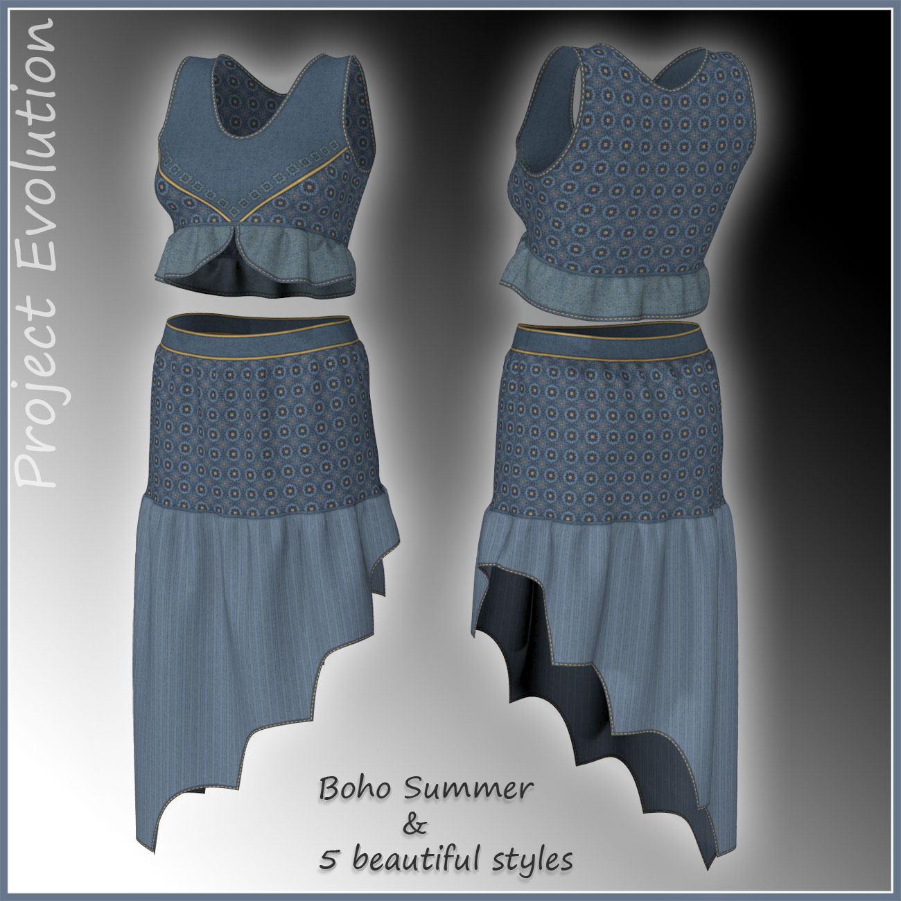 Boho Summer and 5 Styles for Project Evolution - Poser by N/A