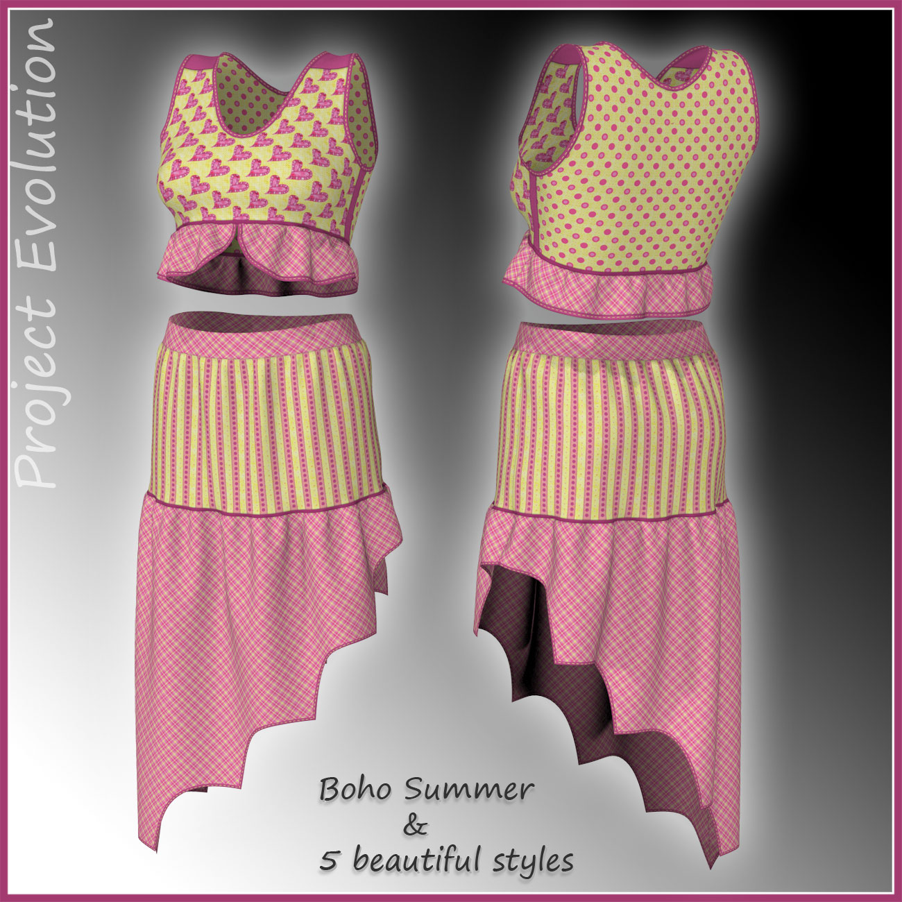 Boho Summer and 5 Styles for Project Evolution - Poser by N/A