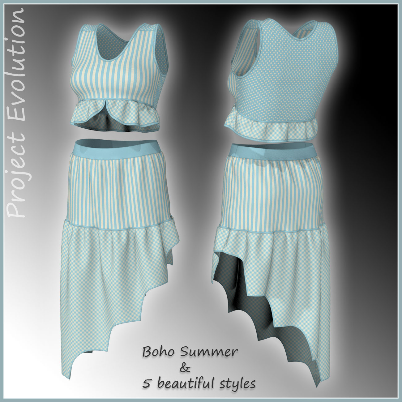 Boho Summer and 5 Styles for Project Evolution - Poser by N/A