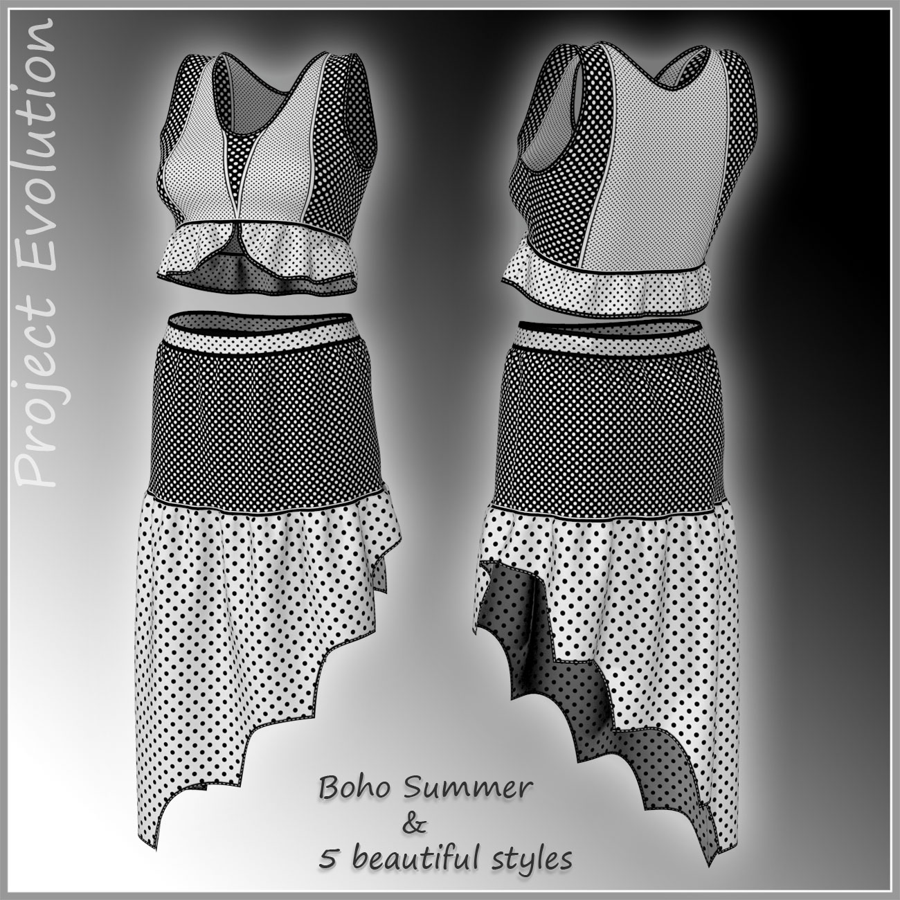 Boho Summer and 5 Styles for Project Evolution - Poser by N/A