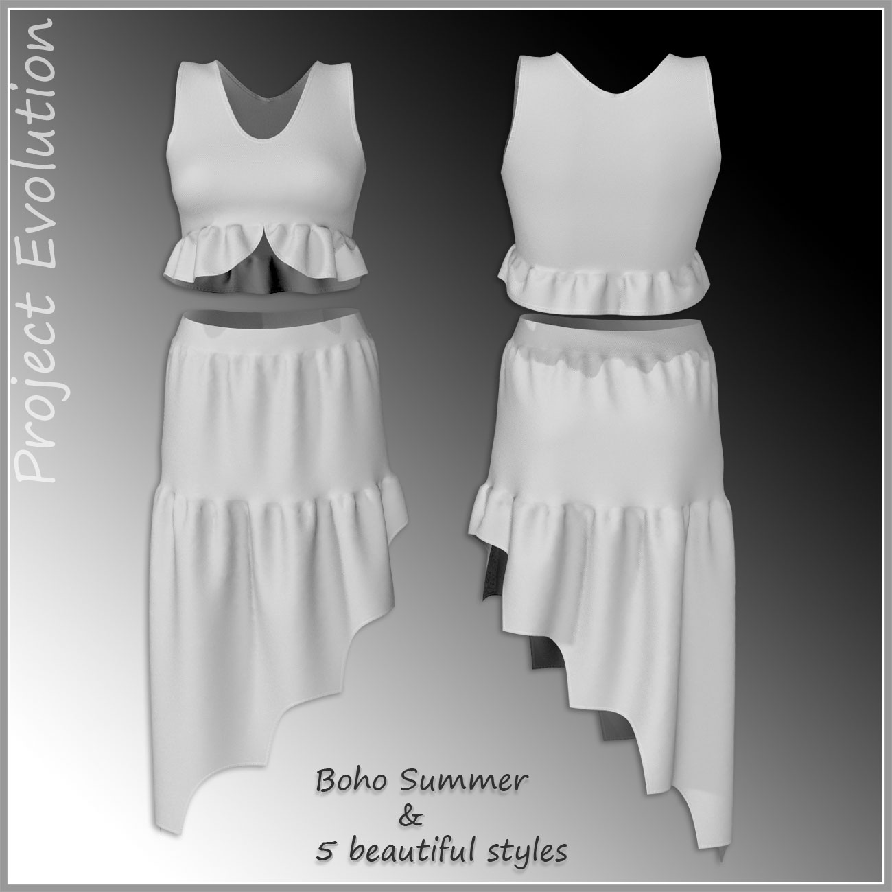 Boho Summer and 5 Styles for Project Evolution - Poser by N/A