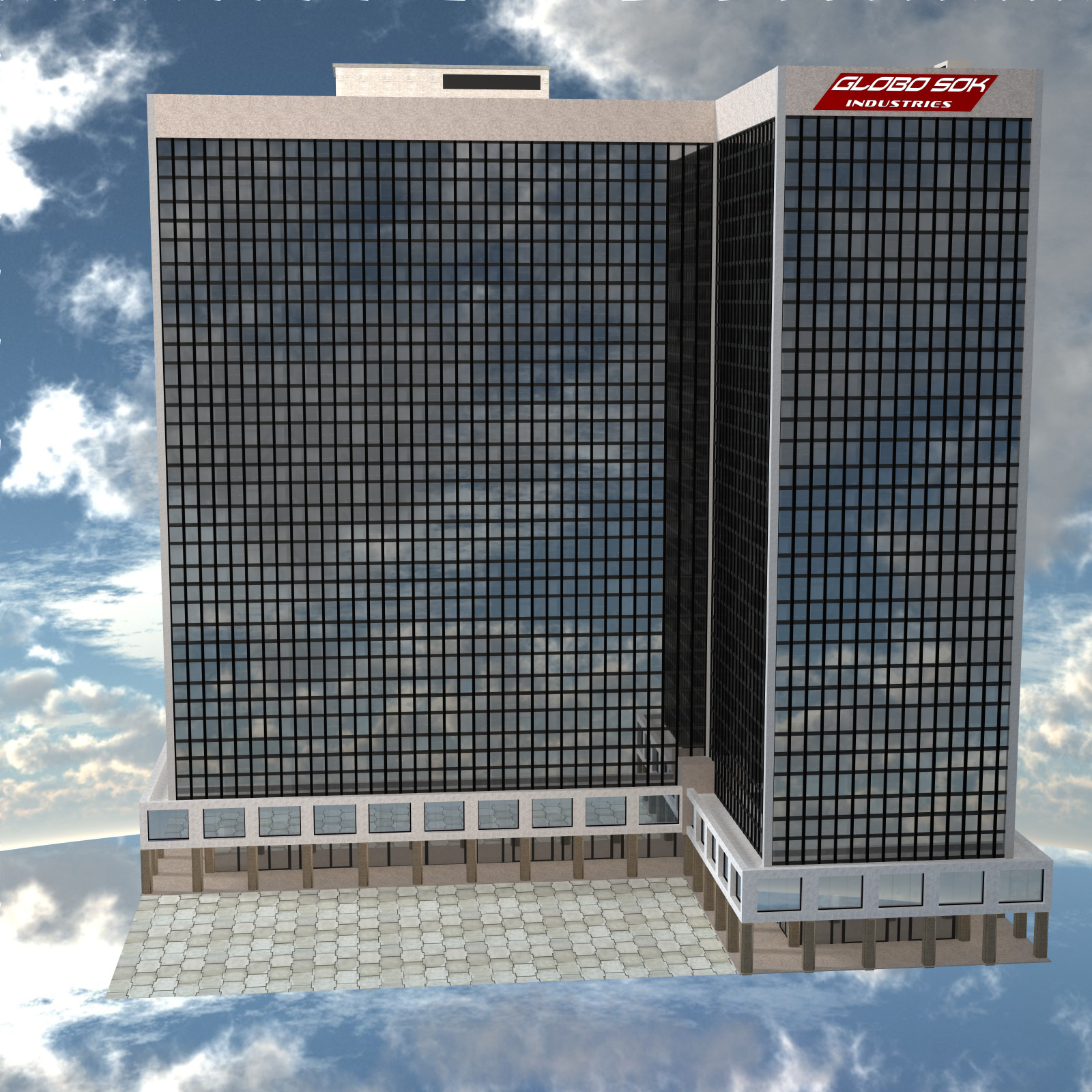 West Coast: Office Building 01 for Poser 7+ by N/A
