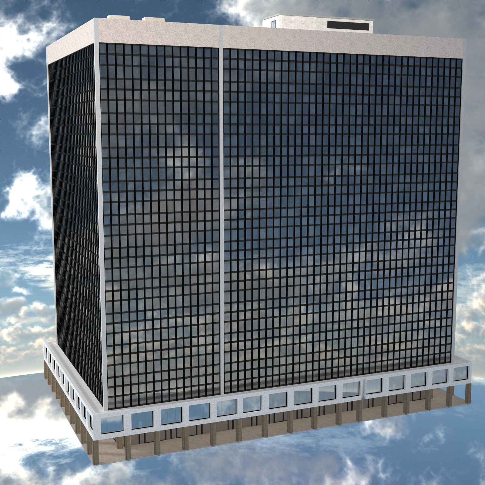 West Coast: Office Building 01 for Poser 7+ by N/A