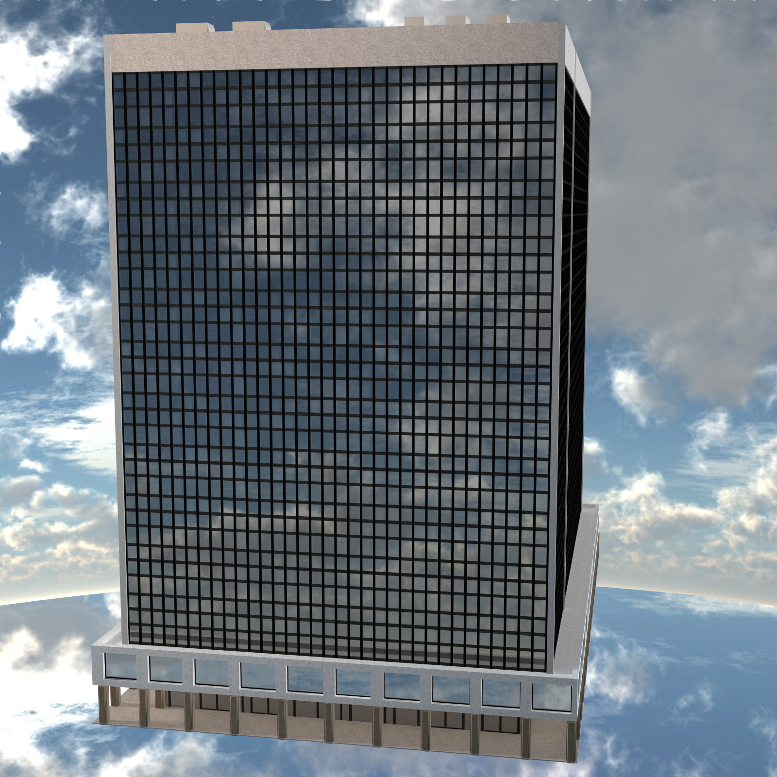 West Coast: Office Building 01 for Poser 7+ by N/A
