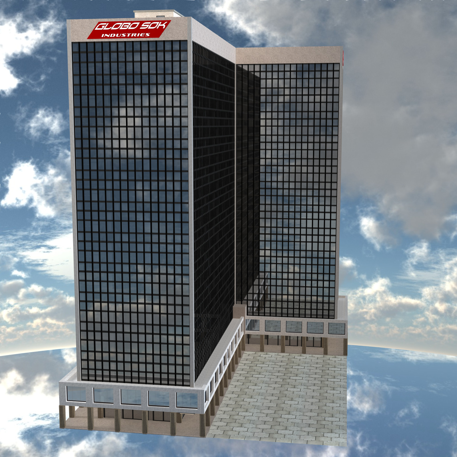 West Coast: Office Building 01 for Poser 7+ by N/A