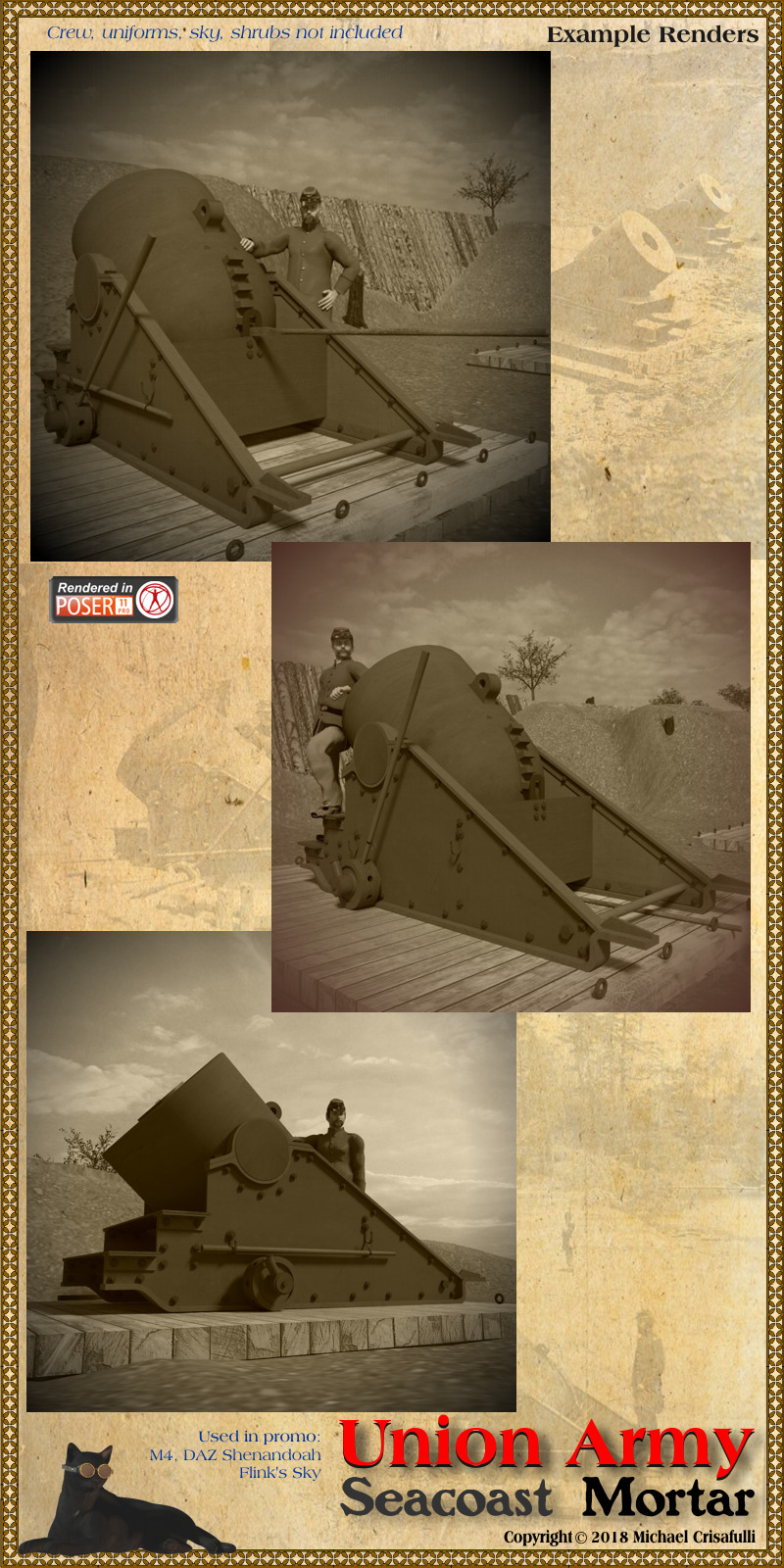 Union Army Seacoast Mortar by N/A