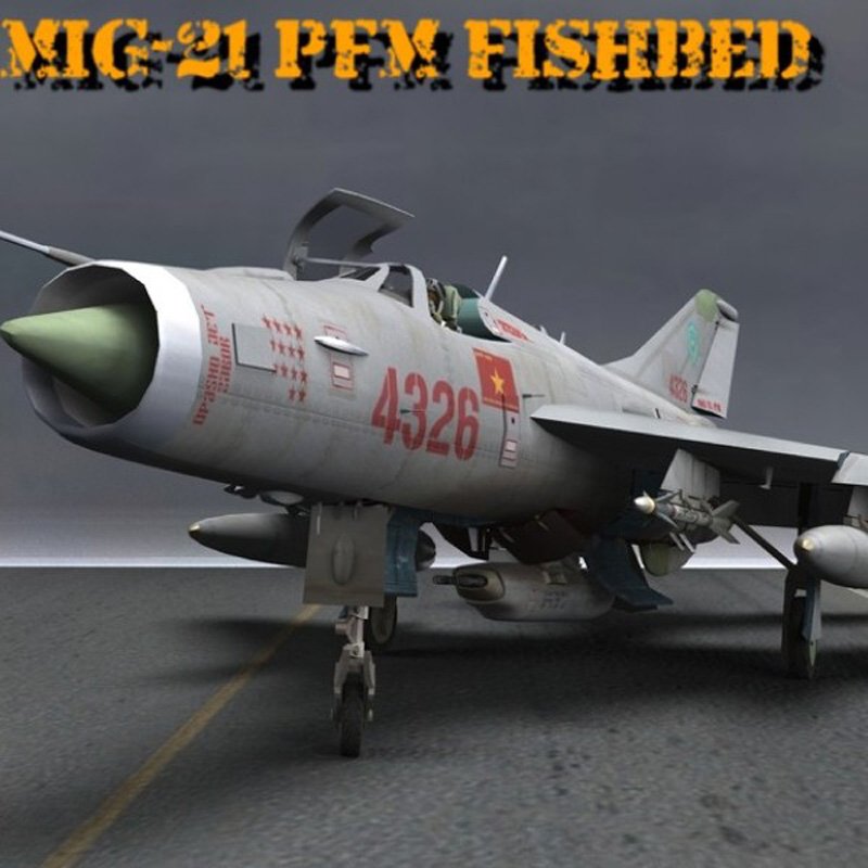 MiG-21 PFM Fishbed F for Poser by N/A