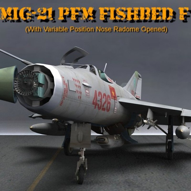 MiG-21 PFM Fishbed F for Poser by N/A