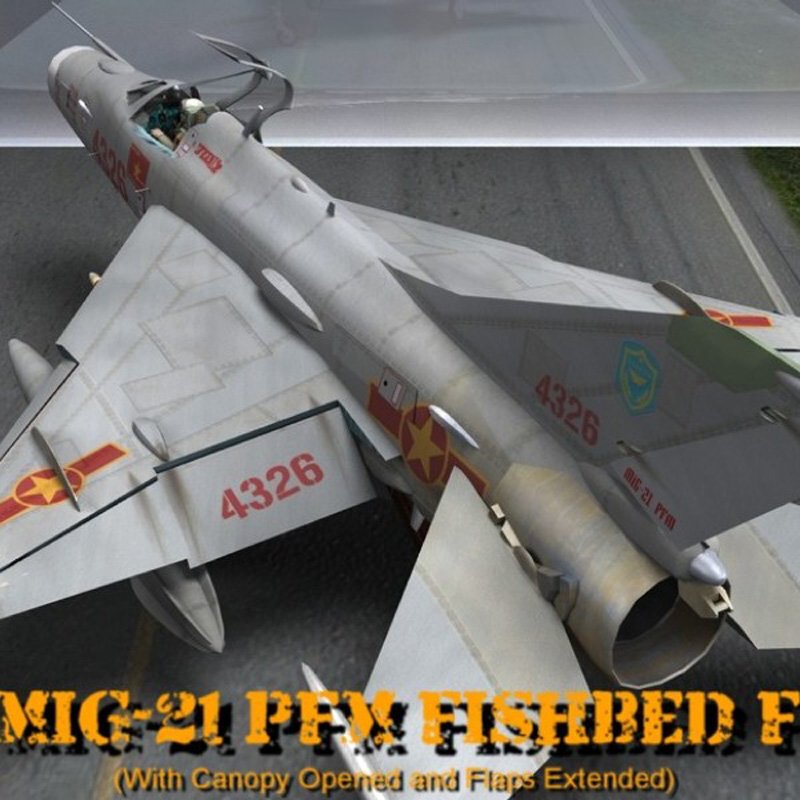 MiG-21 PFM Fishbed F for Poser by N/A