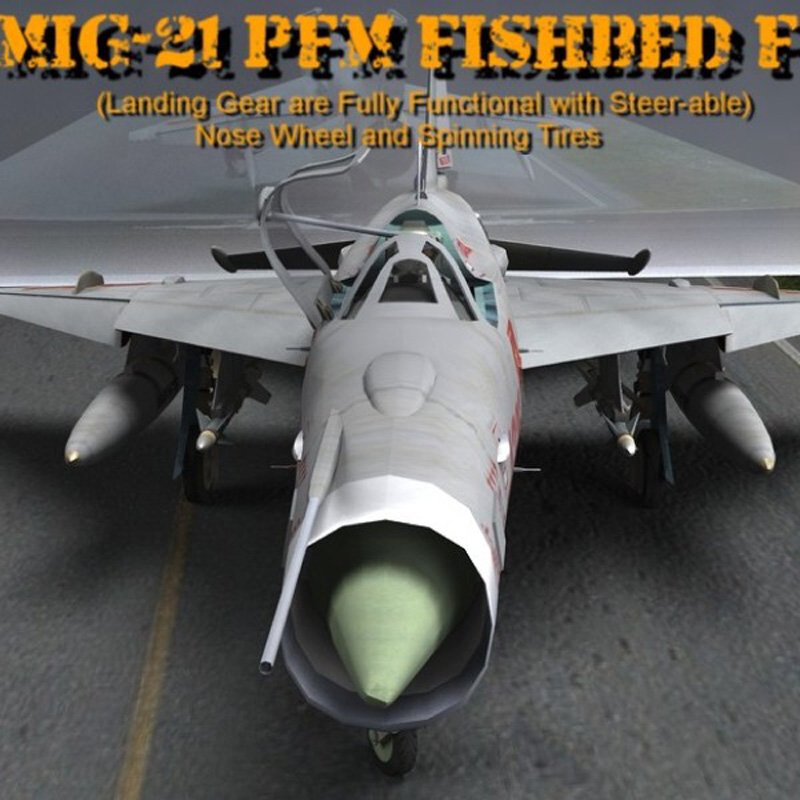 MiG-21 PFM Fishbed F for Poser by N/A