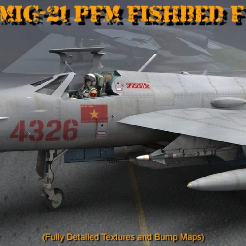 MiG-21 PFM Fishbed F for Poser by N/A