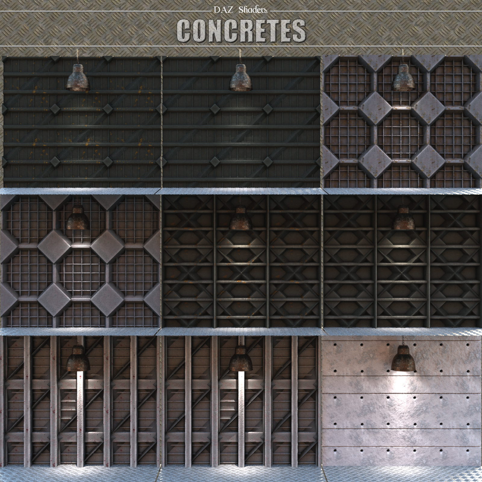 Industrial Designs - IRAY Shaders for DAZ by N/A