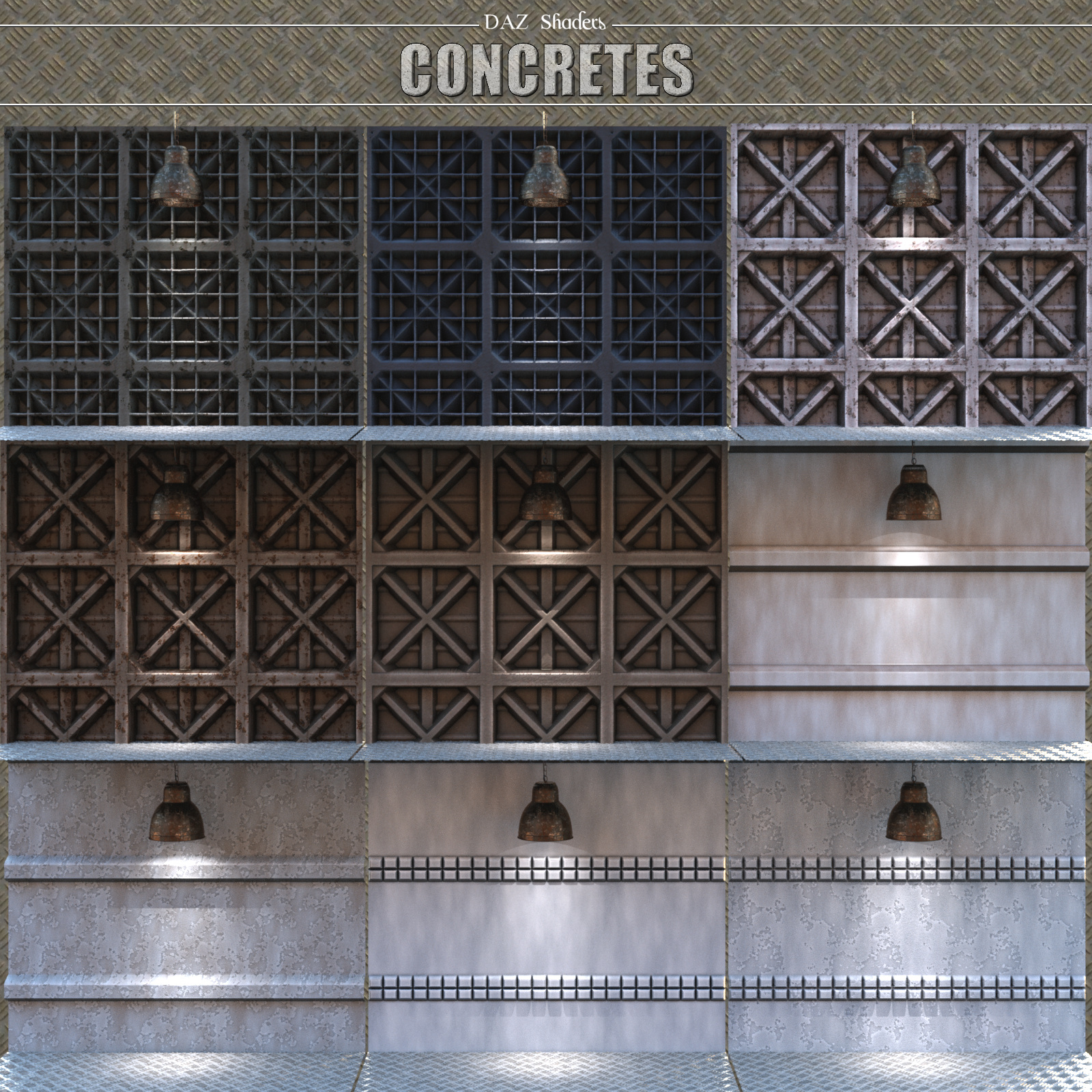 Industrial Designs - IRAY Shaders for DAZ by N/A