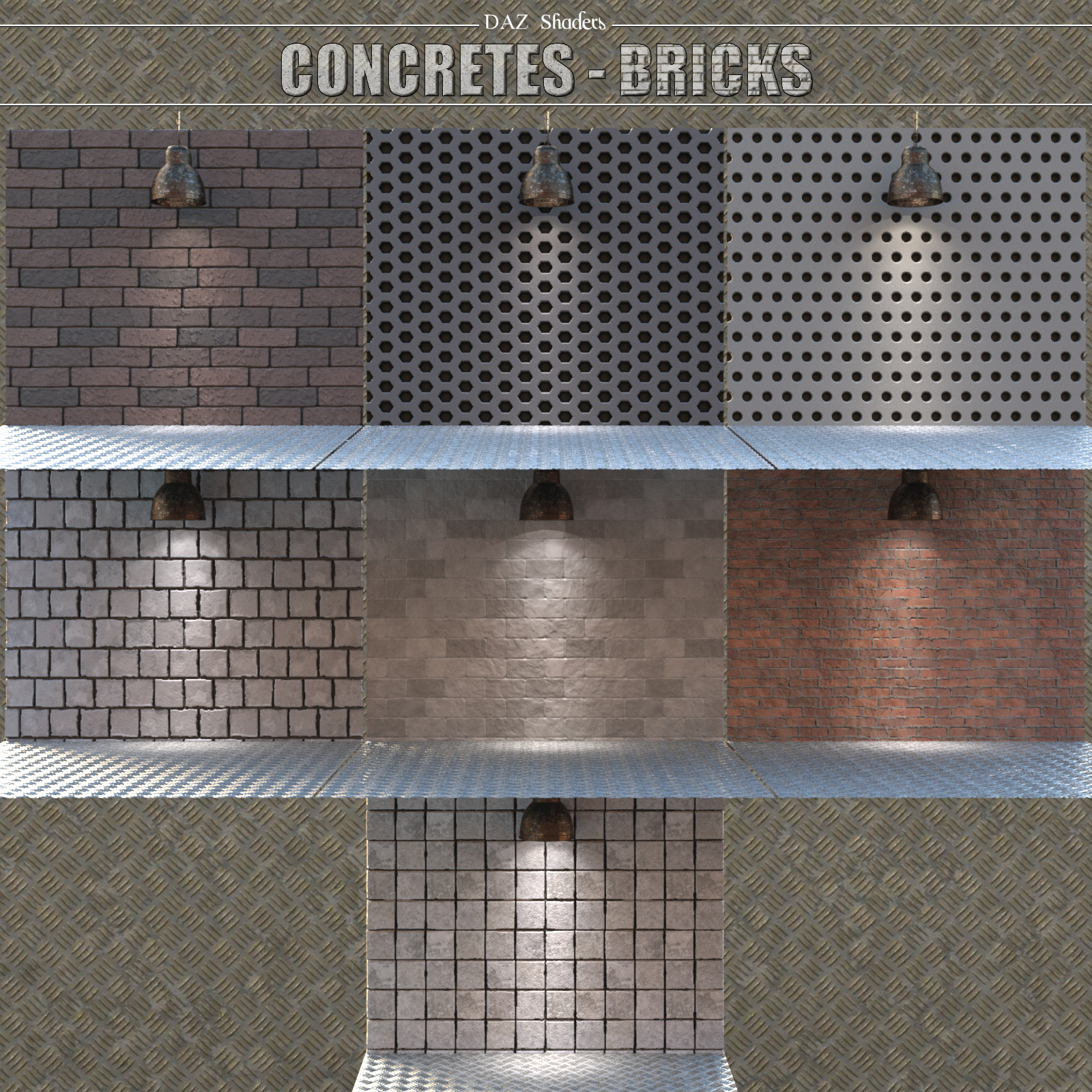 Industrial Designs - IRAY Shaders for DAZ by N/A