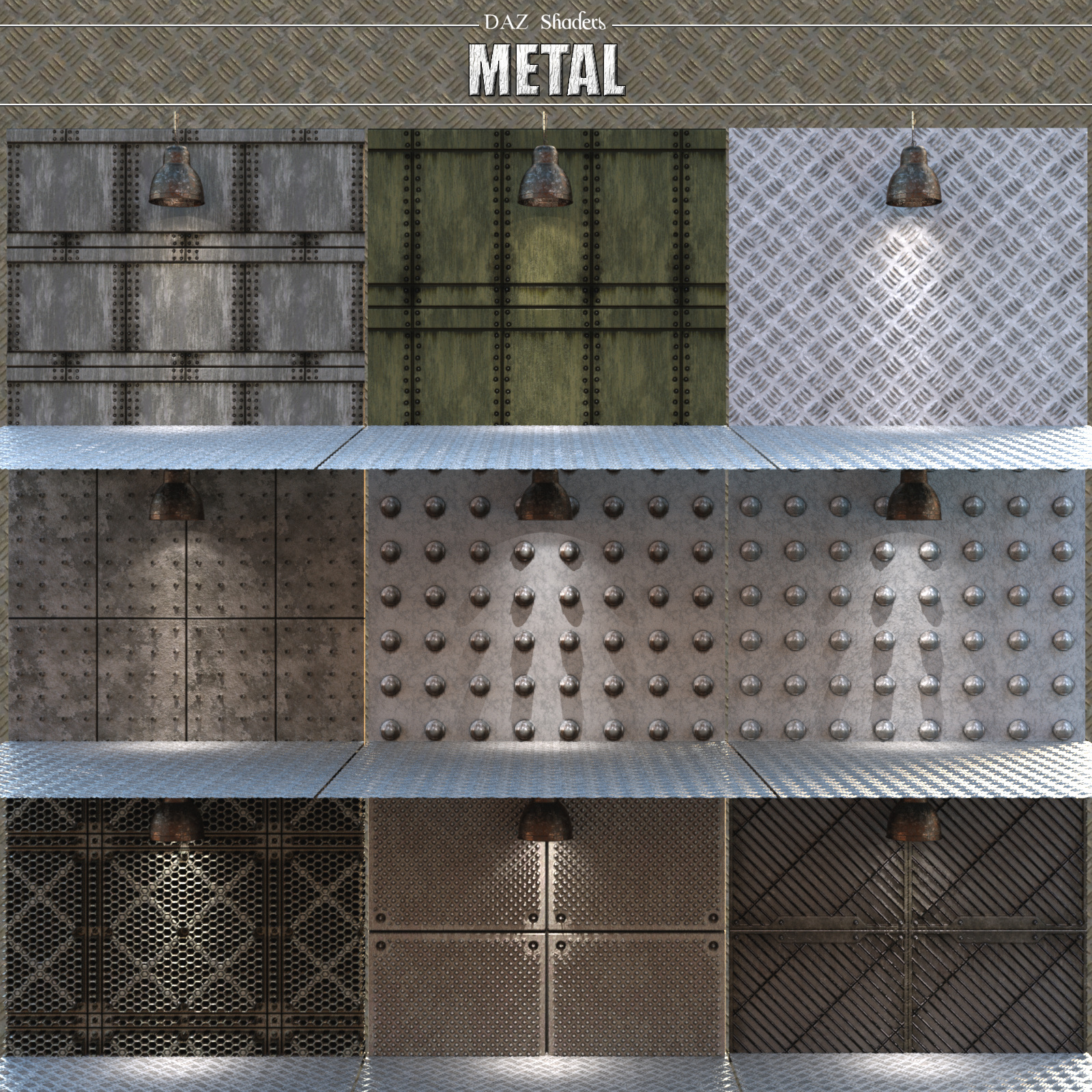 Industrial Designs - IRAY Shaders for DAZ by N/A