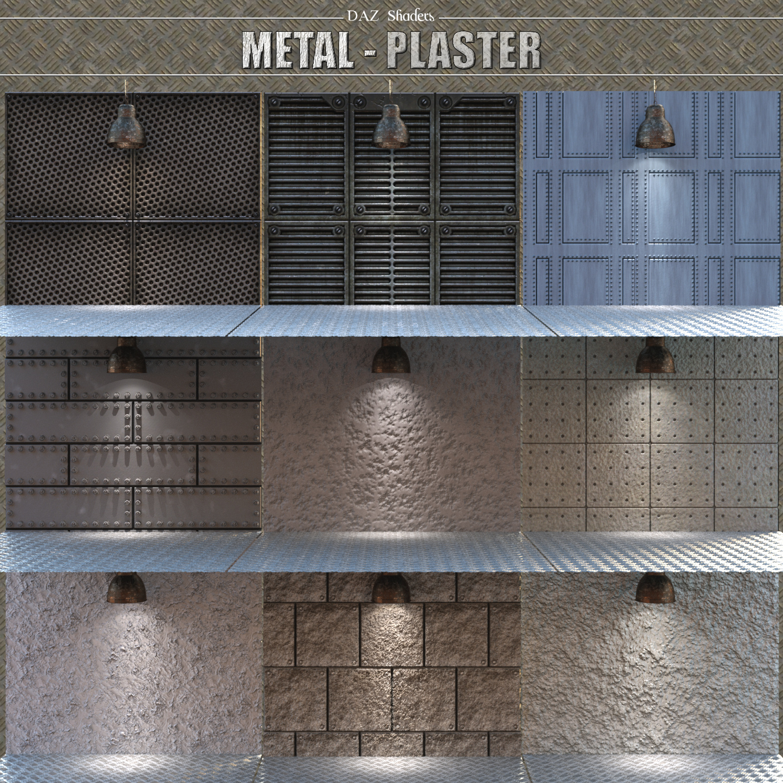 Industrial Designs - IRAY Shaders for DAZ by N/A