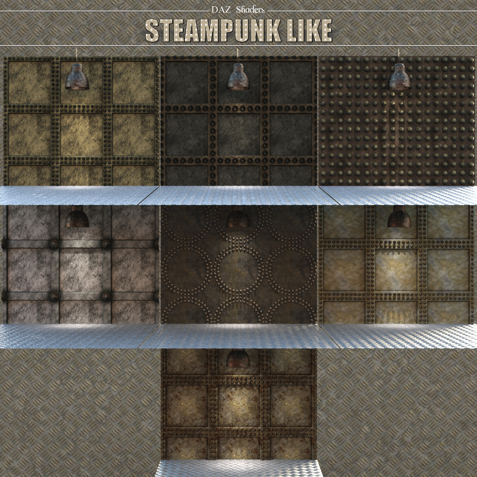 Industrial Designs - IRAY Shaders for DAZ by N/A
