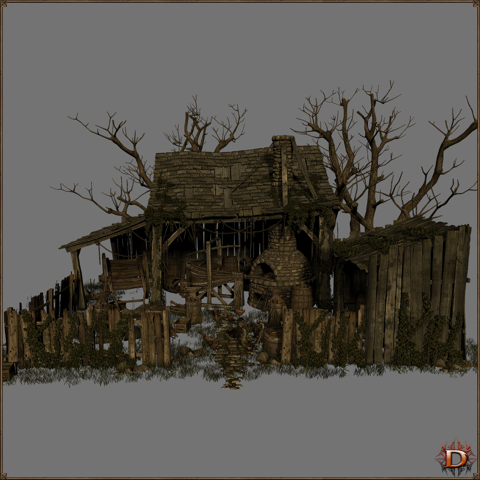 Medieval Small Blacksmith by N/A