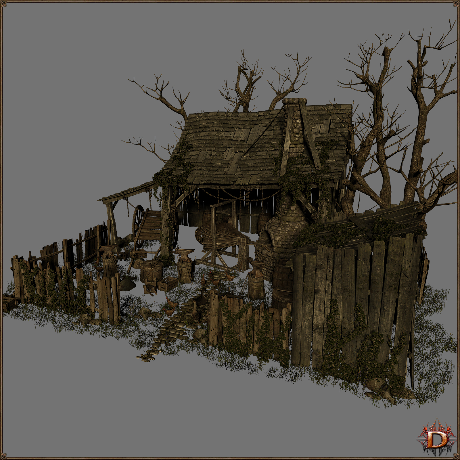 Medieval Small Blacksmith by N/A