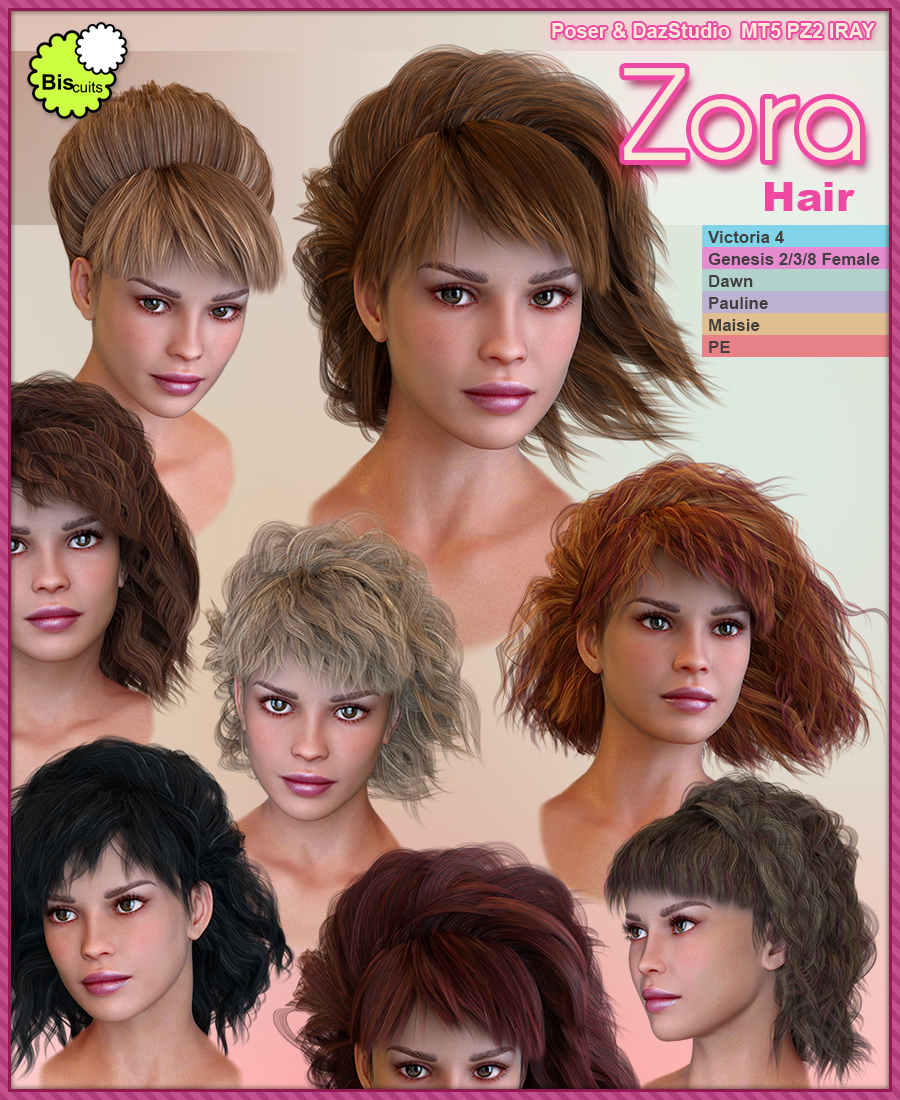 Biscuits Zora Hair by N/A