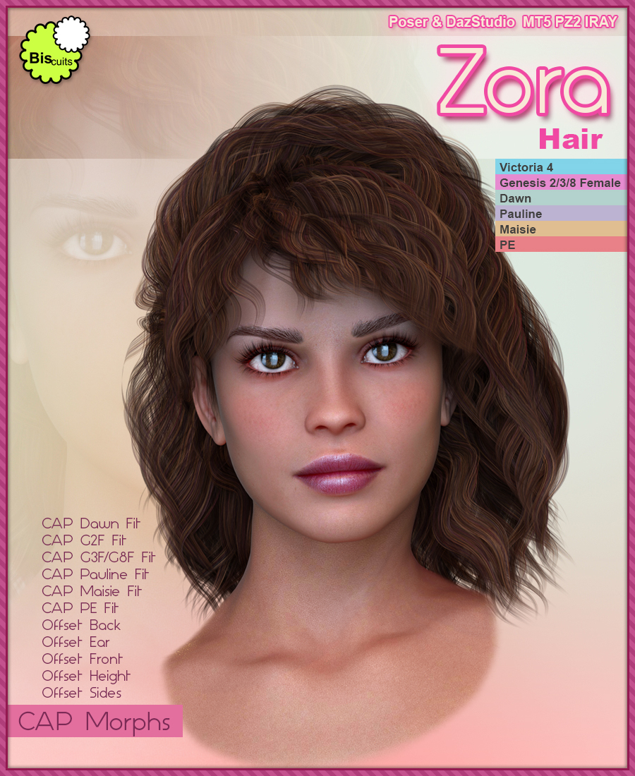 Biscuits Zora Hair by N/A