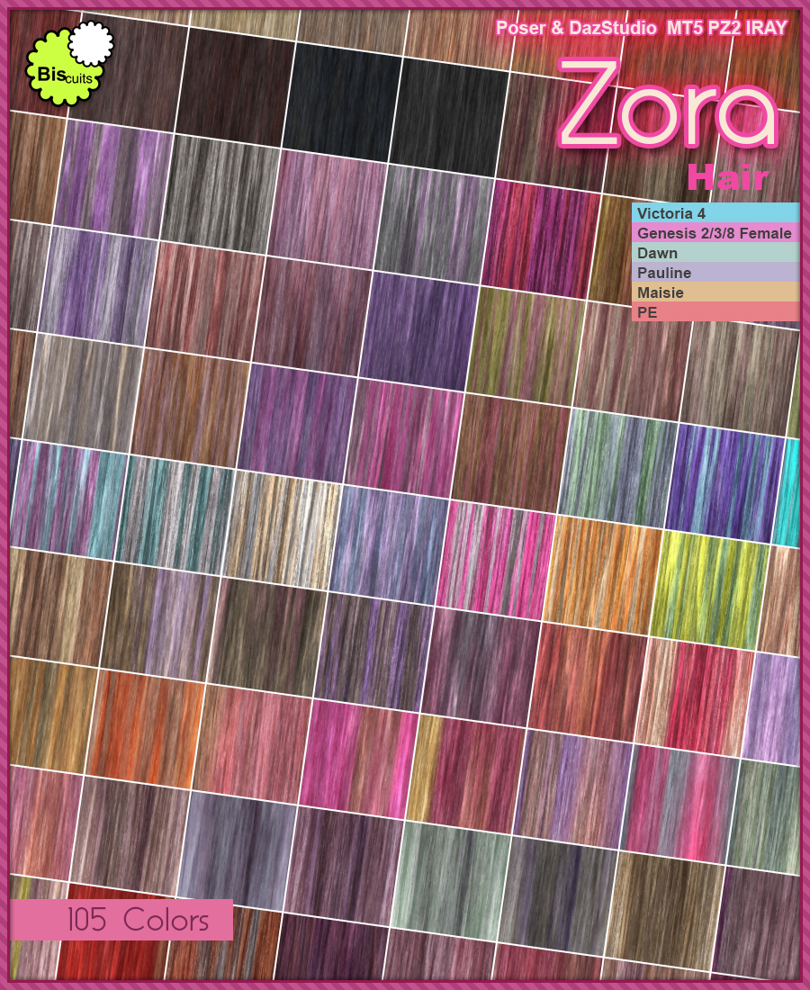 Biscuits Zora Hair by N/A
