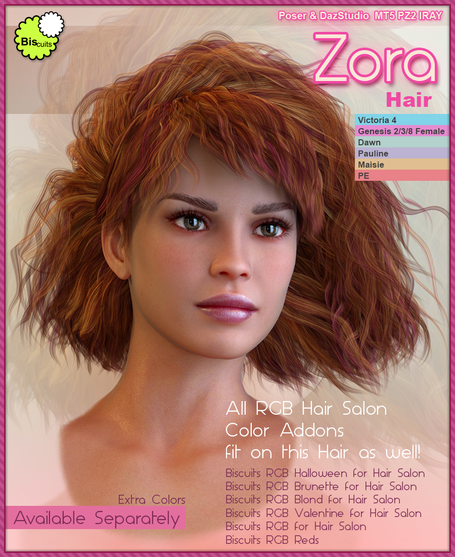 Biscuits Zora Hair by N/A