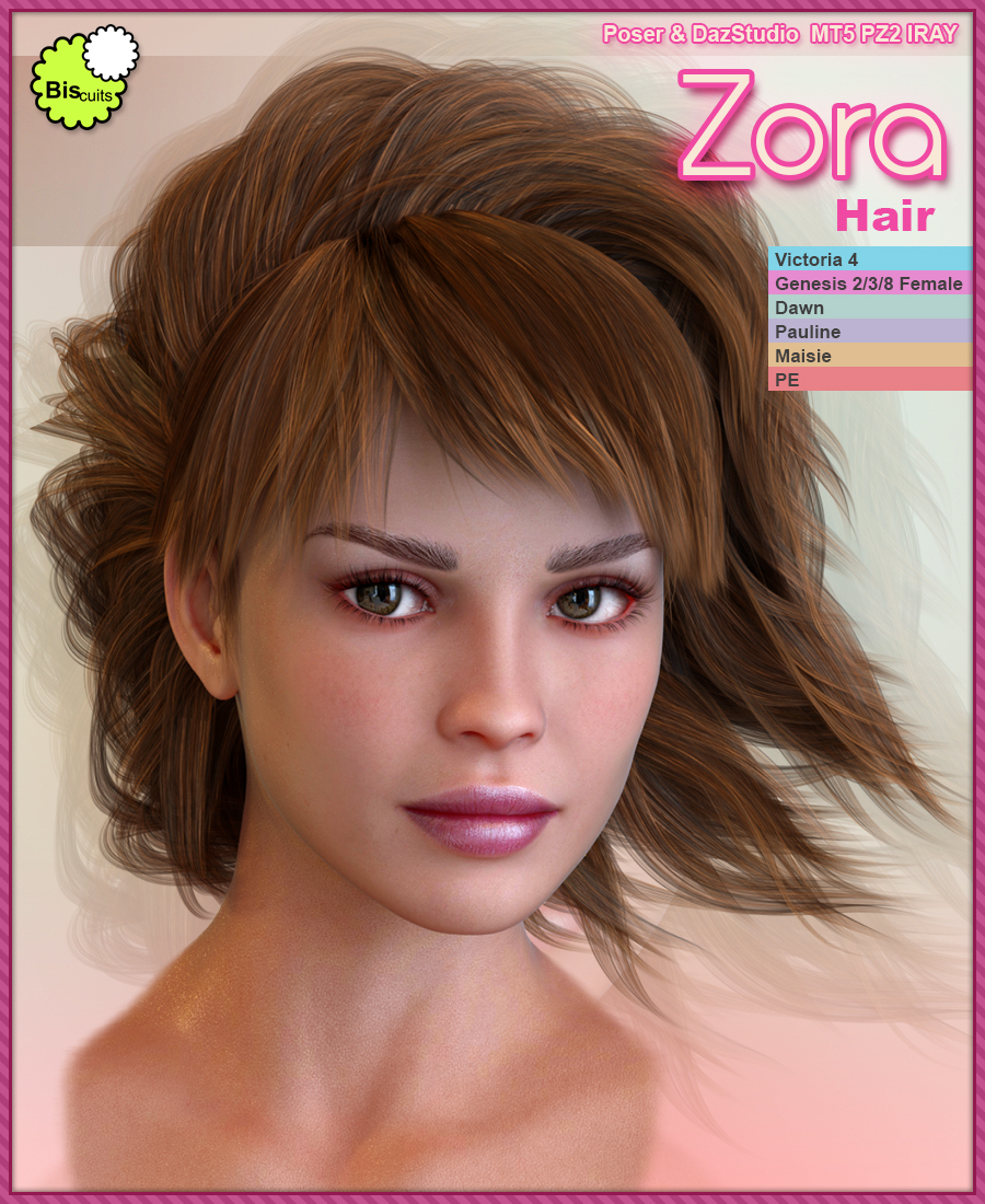 Biscuits Zora Hair by N/A