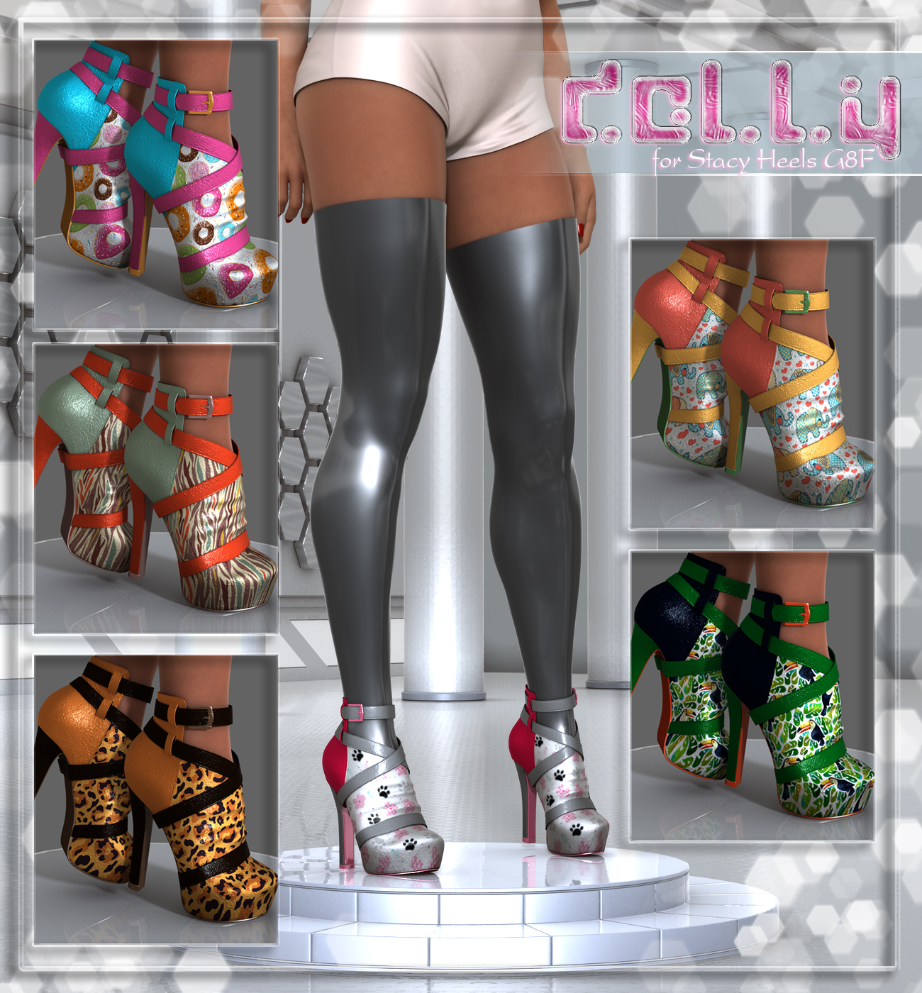 Dolly Stacy Heels G8F by N/A