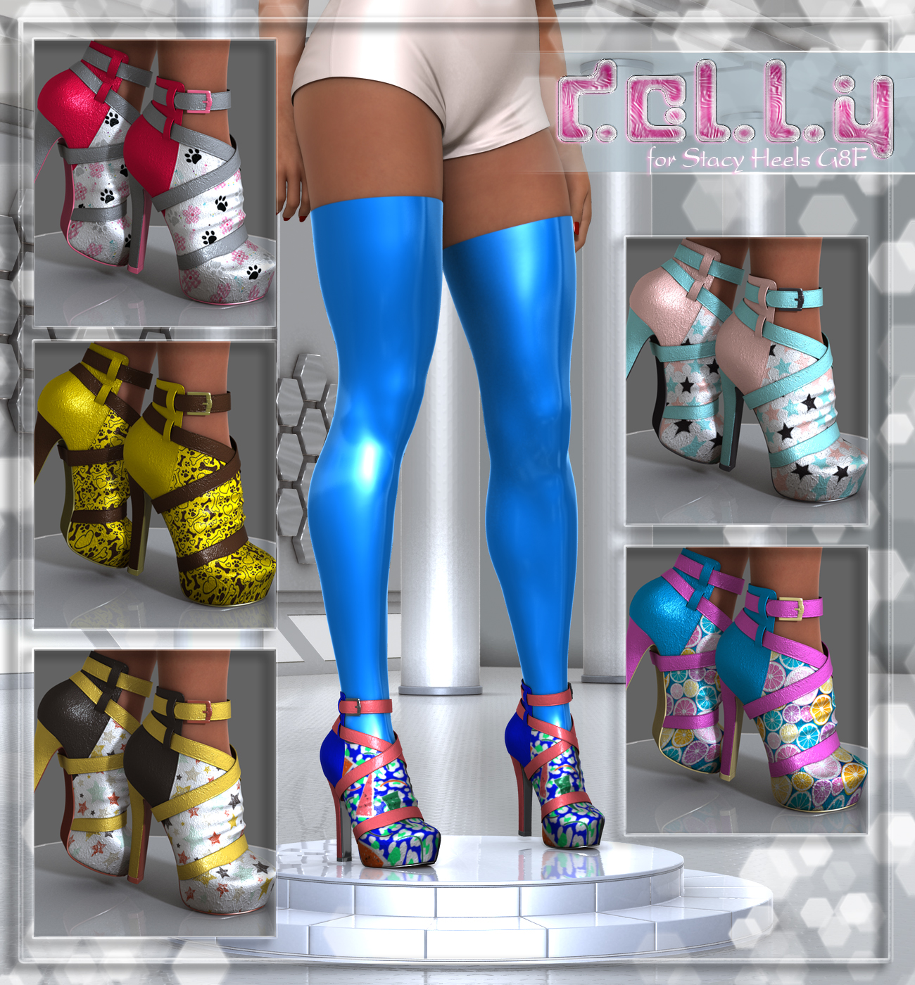 Dolly Stacy Heels G8F by N/A