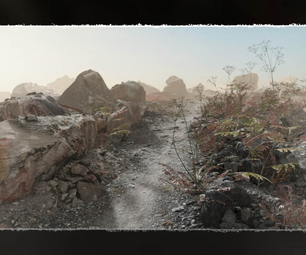 3D Scenery: Mystic Red Lands by N/A