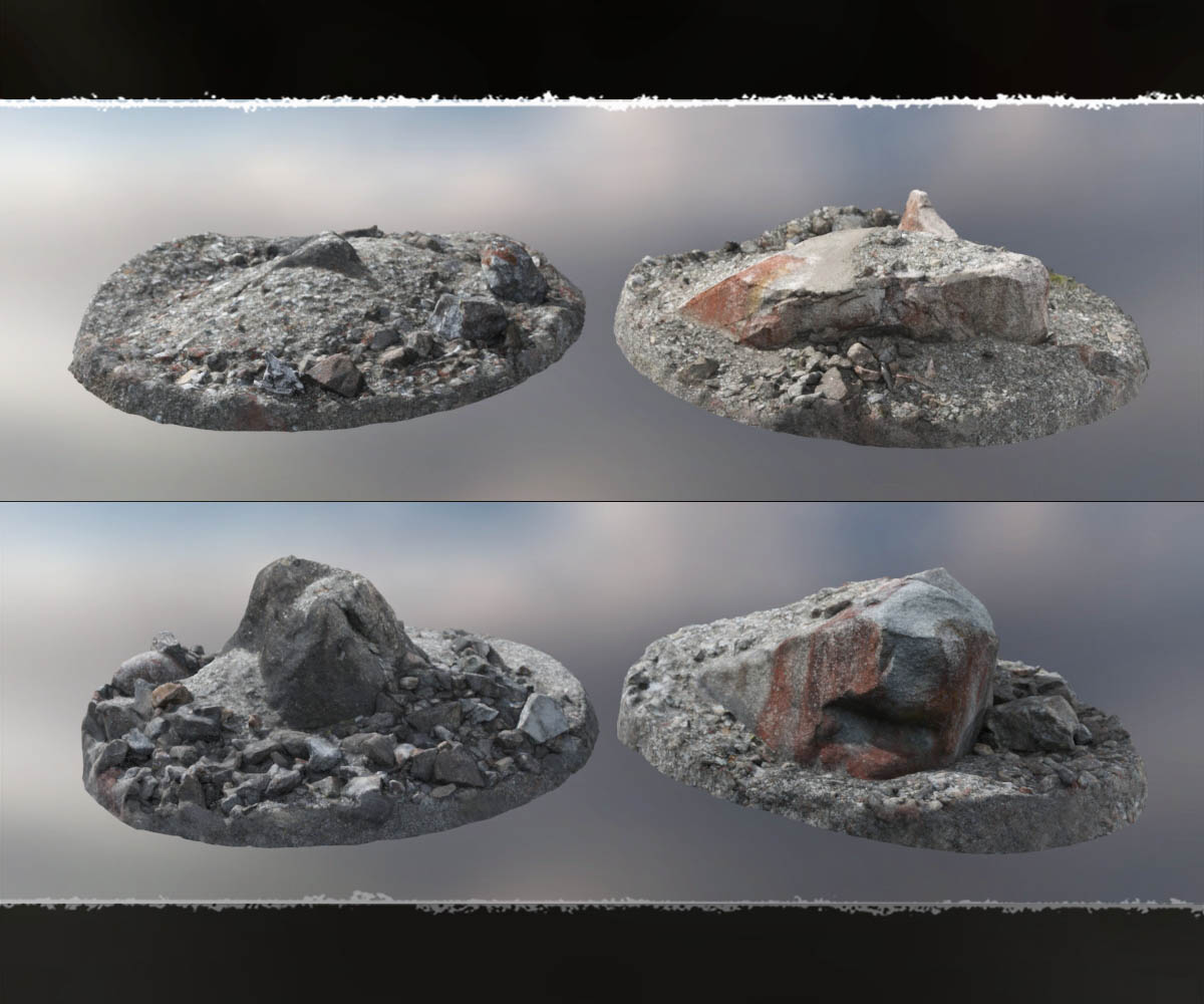 3D Scenery: Mystic Red Lands by N/A