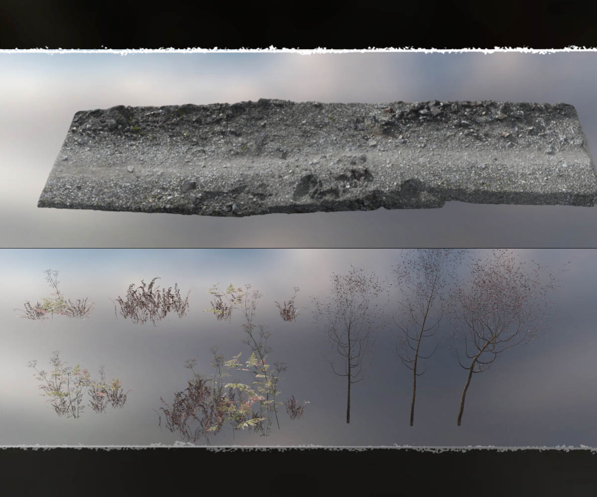 3D Scenery: Mystic Red Lands by N/A