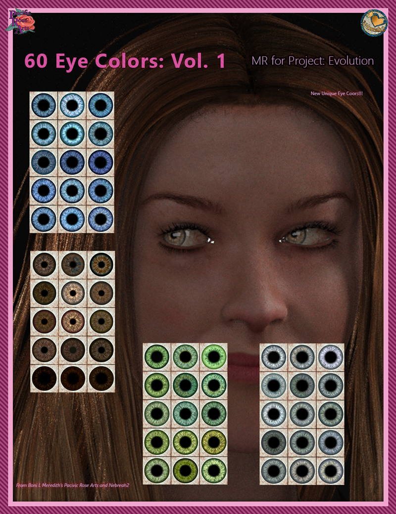 60 Eye Colors: Vol 1 MR for Project: Evolution by N/A