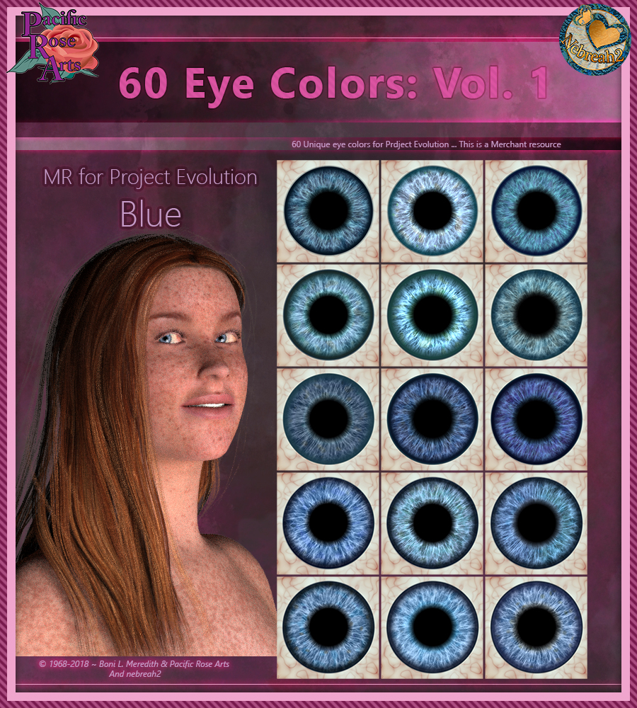 60 Eye Colors: Vol 1 MR for Project: Evolution by N/A