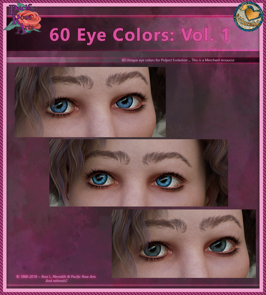 60 Eye Colors: Vol 1 MR for Project: Evolution by N/A
