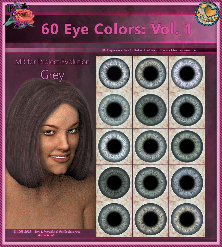 60 Eye Colors: Vol 1 MR for Project: Evolution by N/A
