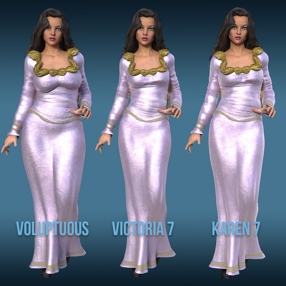 Shameless Dress for G3 females by N/A