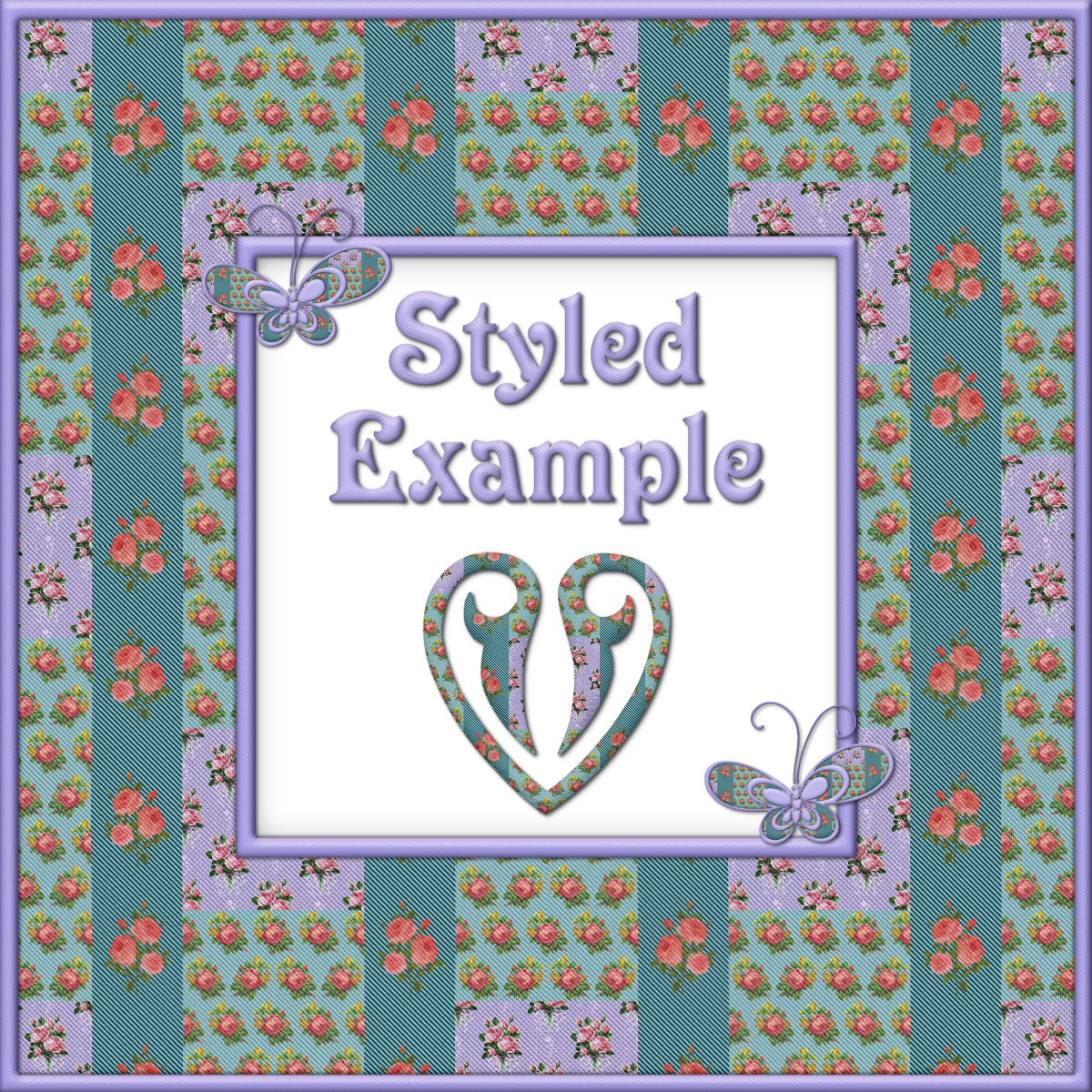 Vintage Floral Treasures PS Layer Styles by N/A