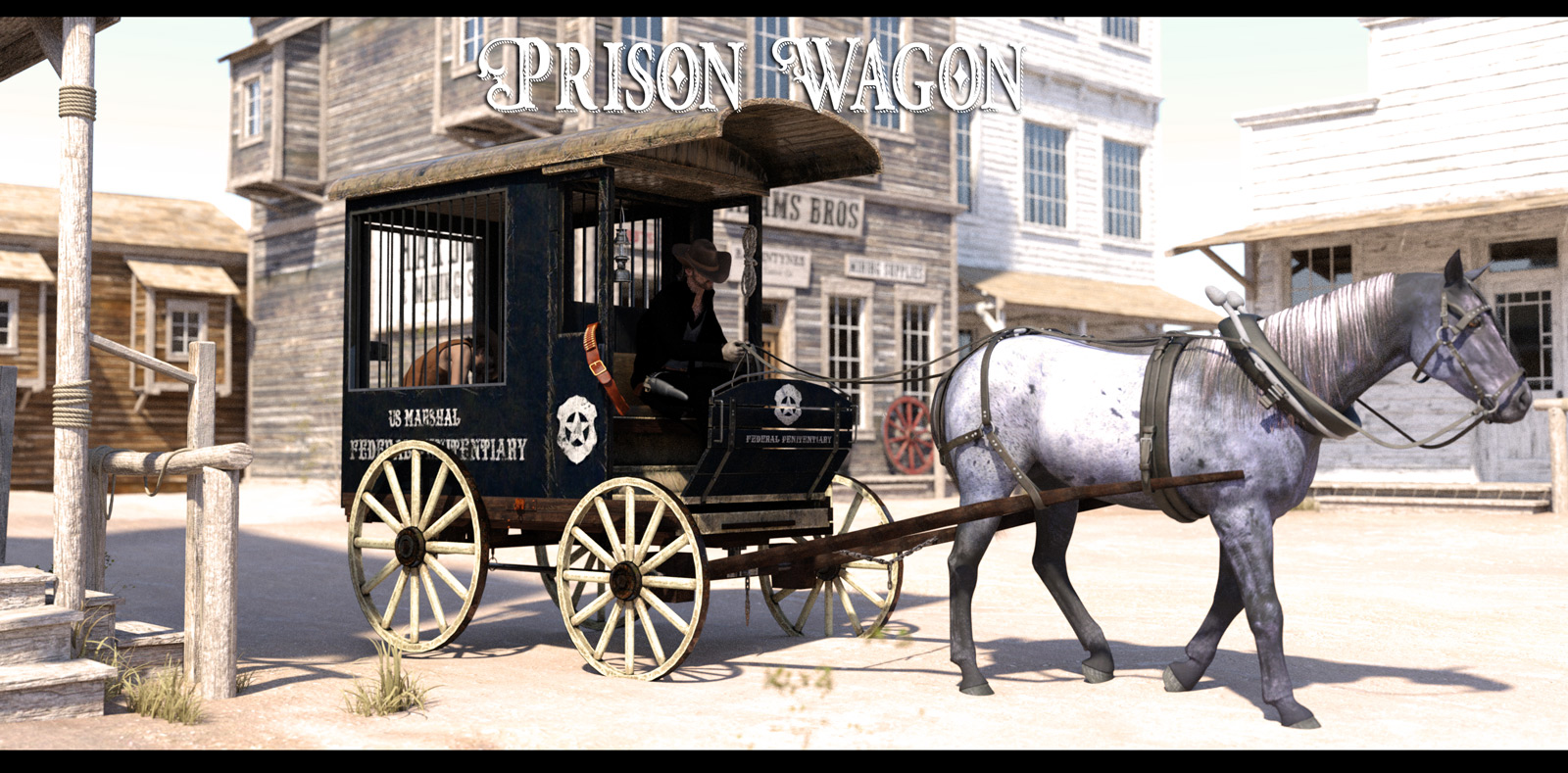 Western Peddling Cart for DS by N/A