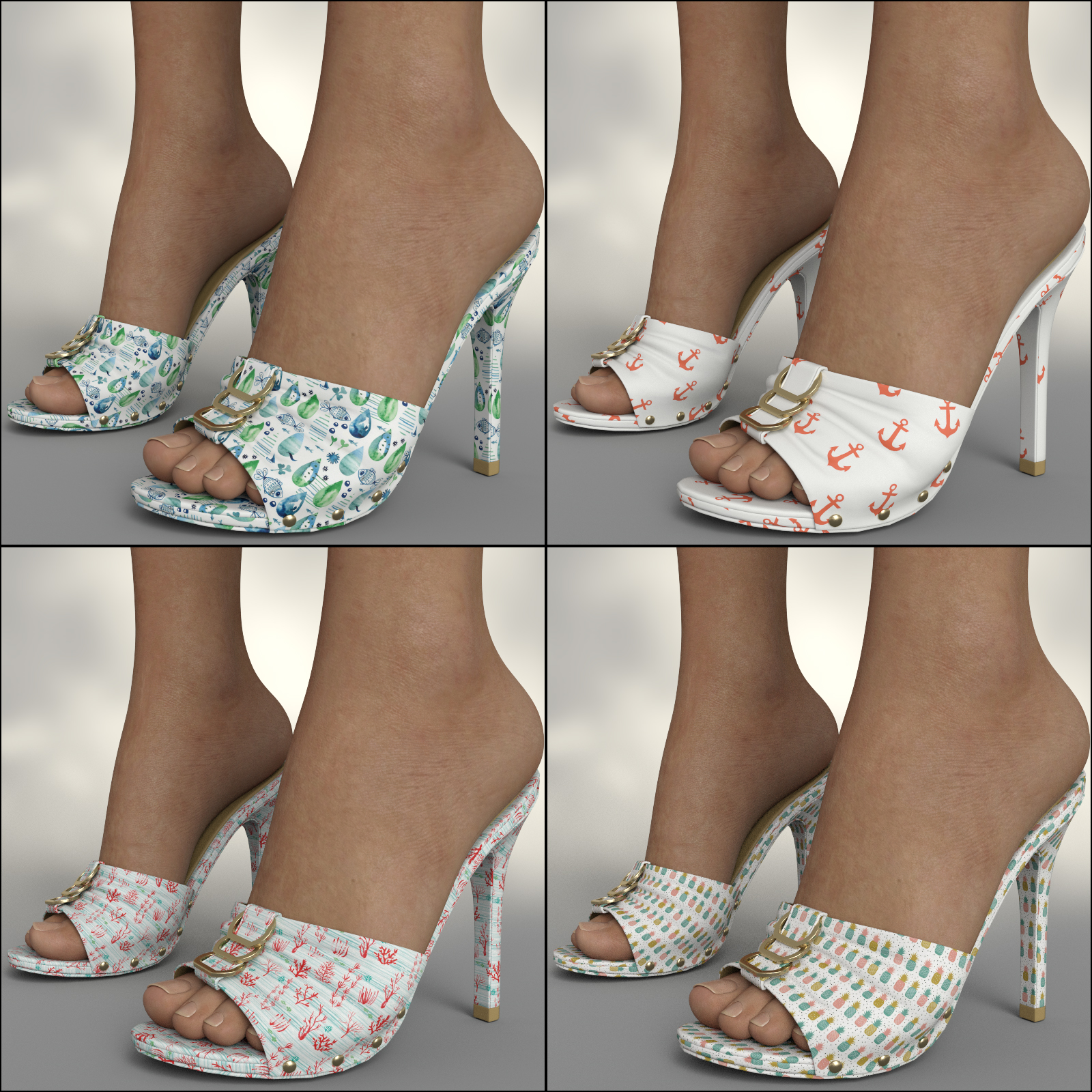 InStyle - Elsie Heels and Pantyhose G8F by N/A