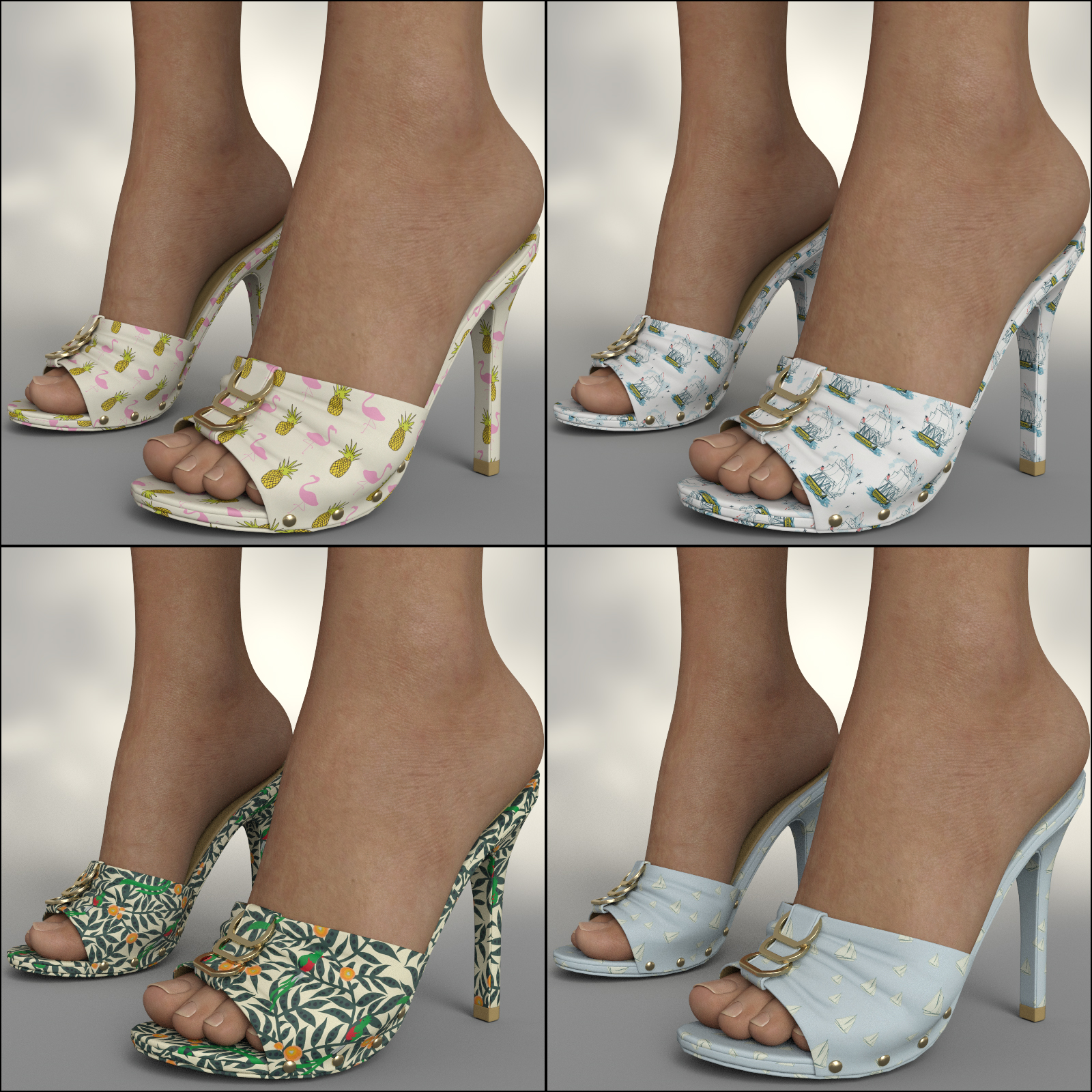 InStyle - Elsie Heels and Pantyhose G8F by N/A