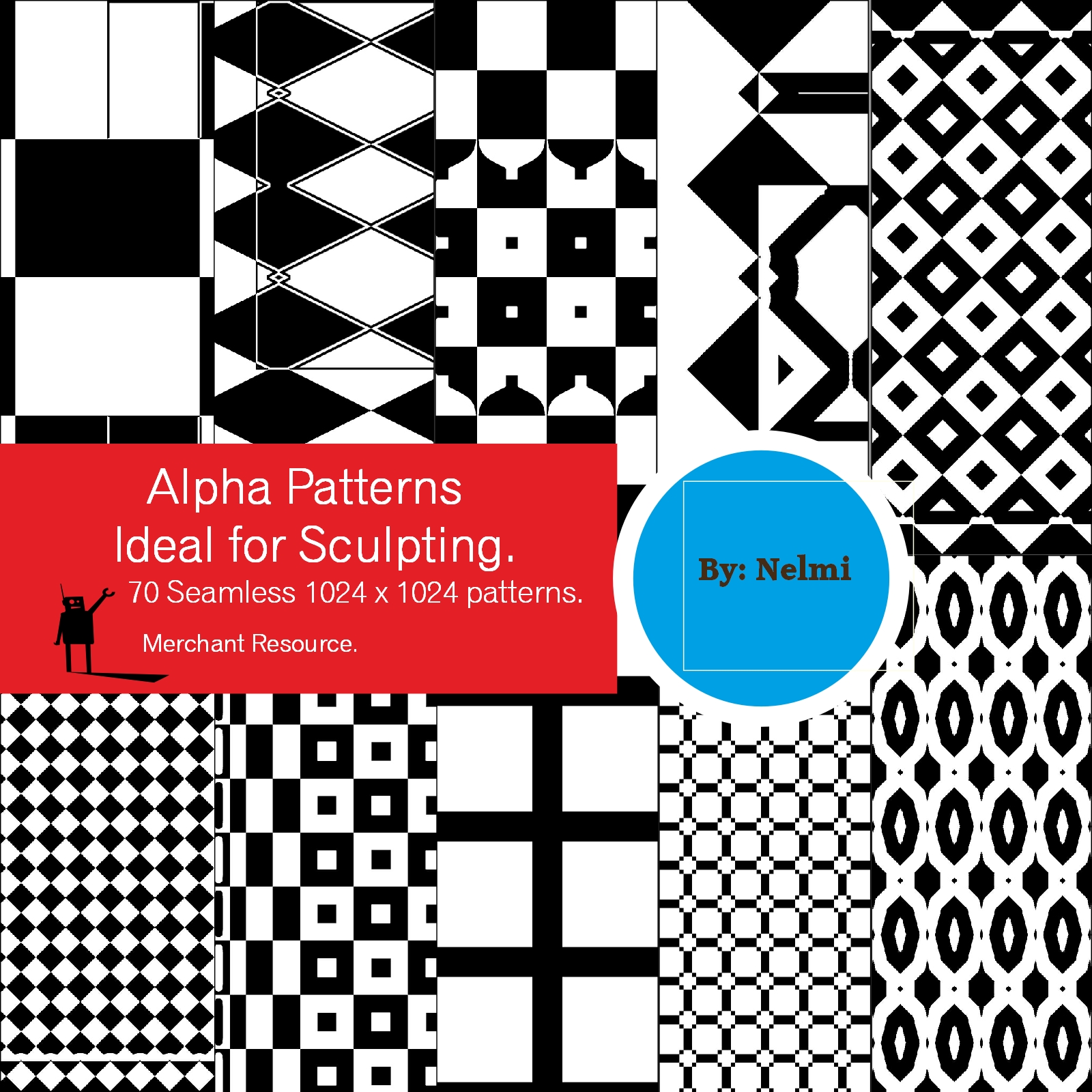 70 Seamless Alpha Patterns - Merchant Resource by N/A