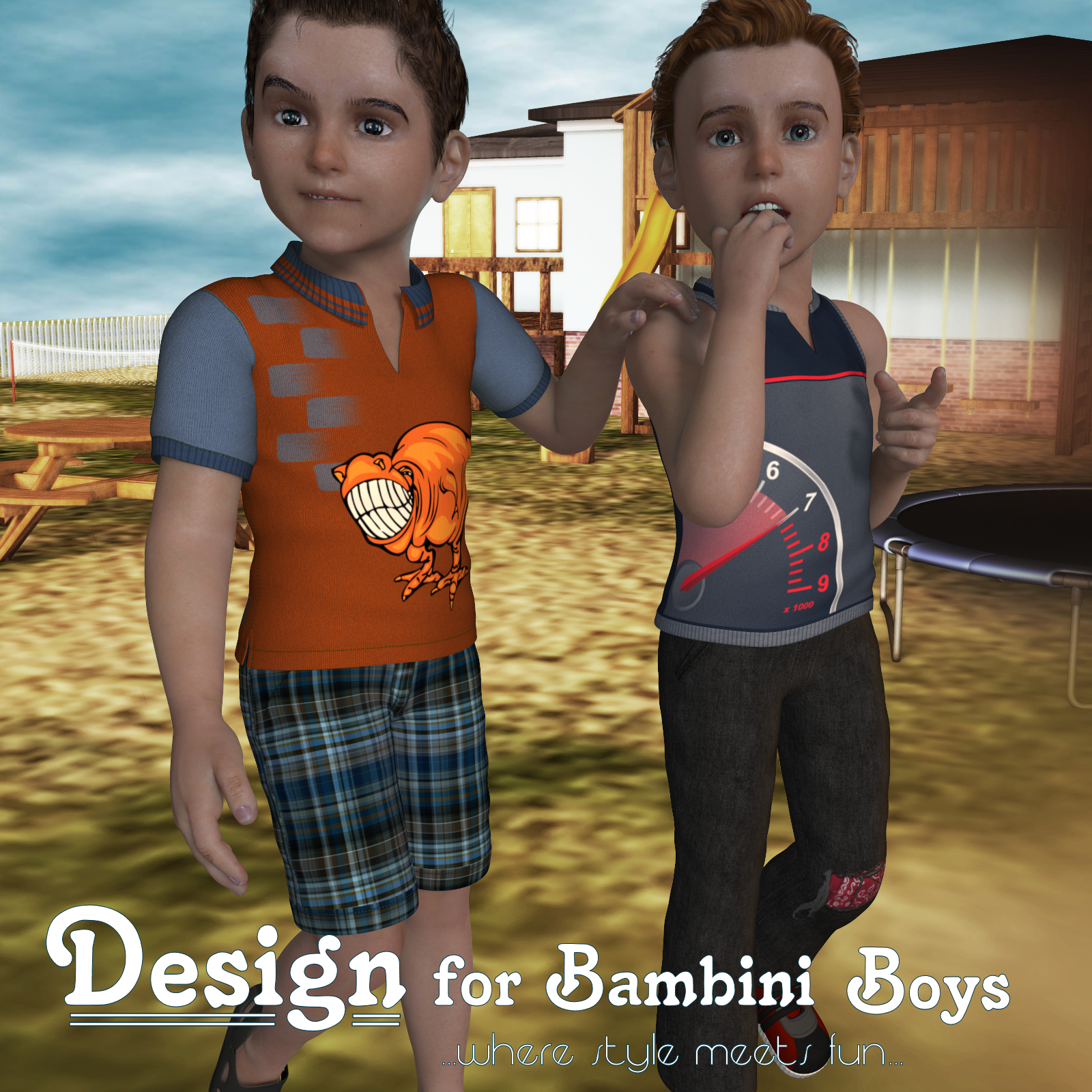 Design for Bambini Boys K4_Poser by N/A