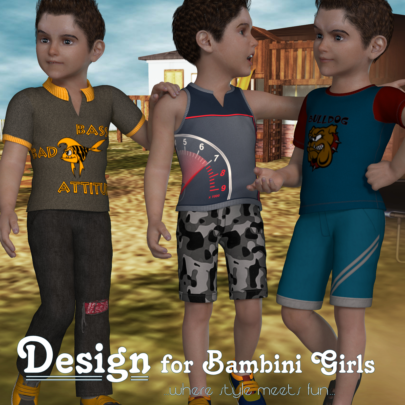 Design for Bambini Boys K4_Poser by N/A