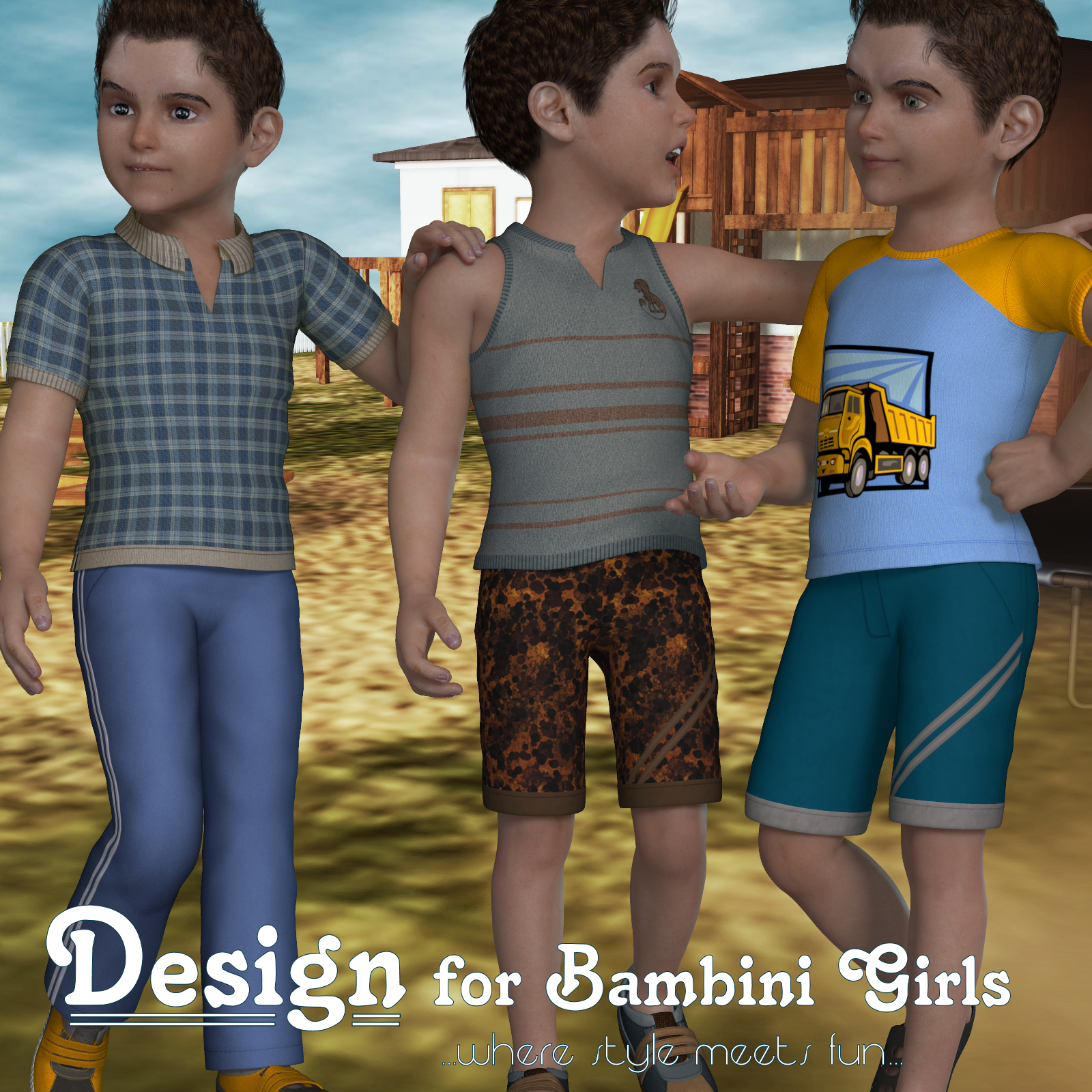 Design for Bambini Boys K4_Poser by N/A