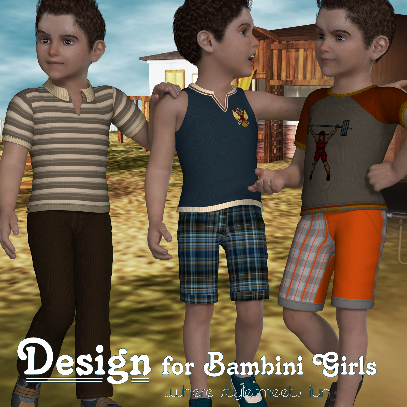 Design for Bambini Boys K4_Poser by N/A
