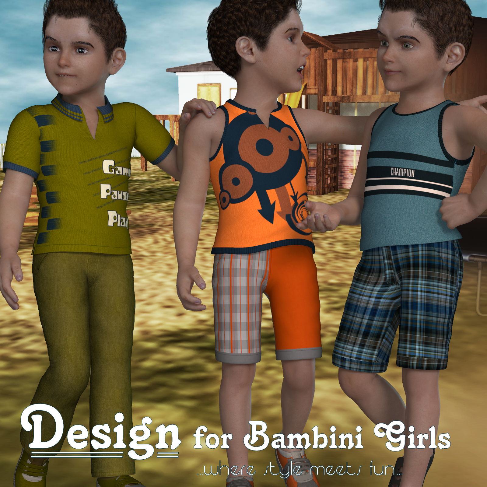Design for Bambini Boys K4_Poser by N/A