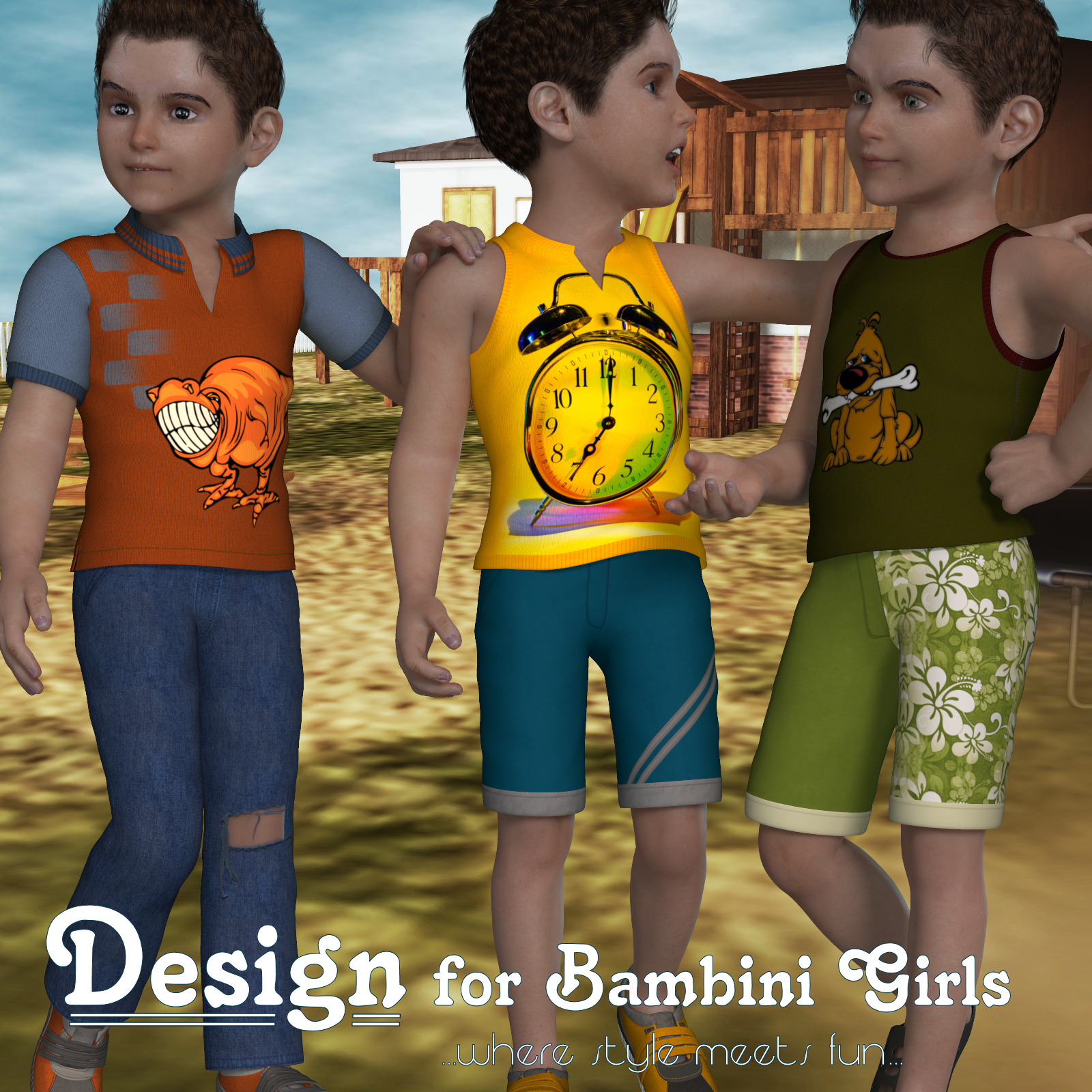 Design for Bambini Boys K4_Poser by N/A